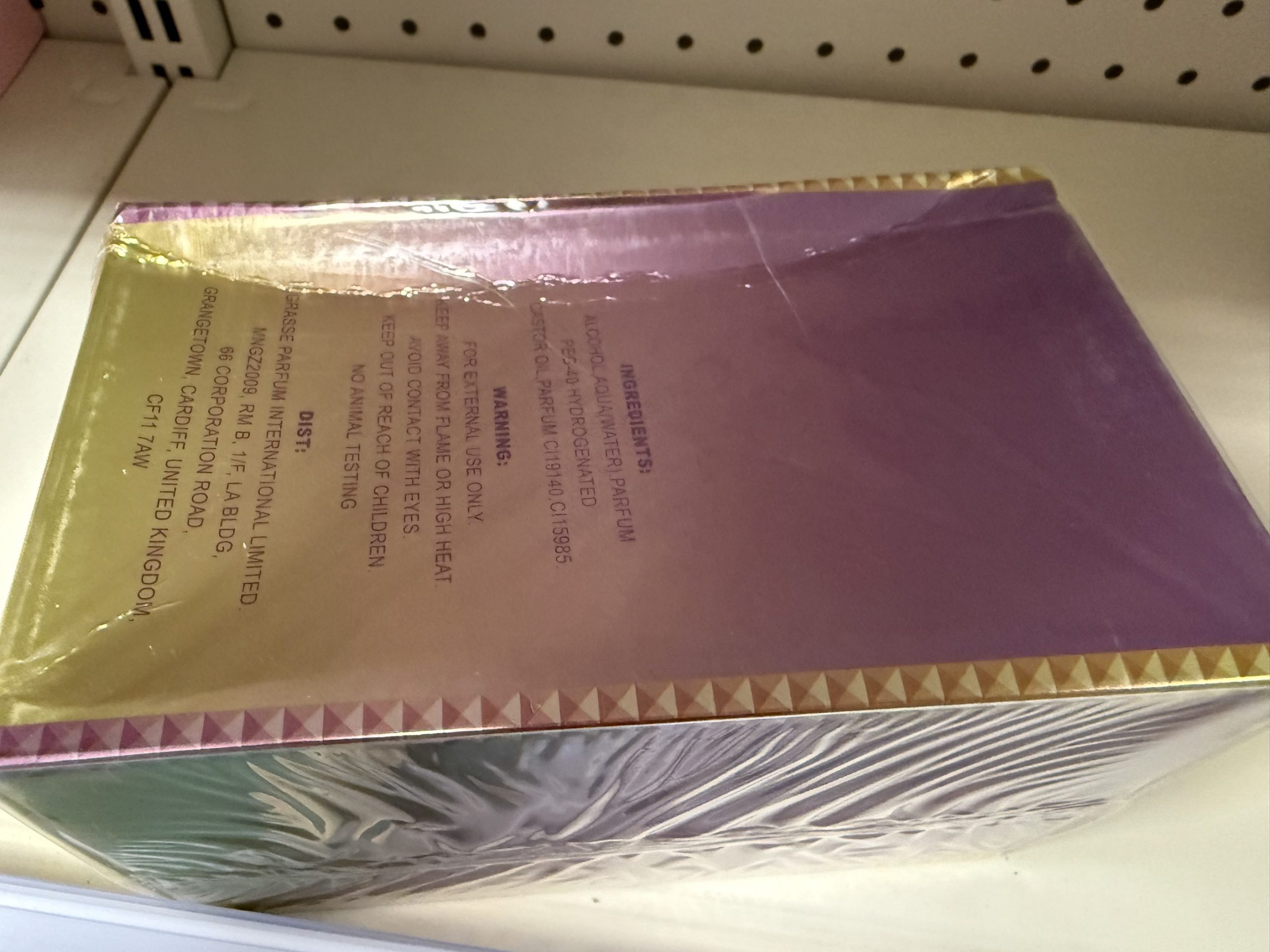 Purple Glass Unique EDP Perfume for Women 80ml (slightly damaged package) - Image 3