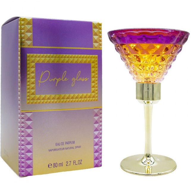 Purple Glass Unique Perfume for Women 80ml
