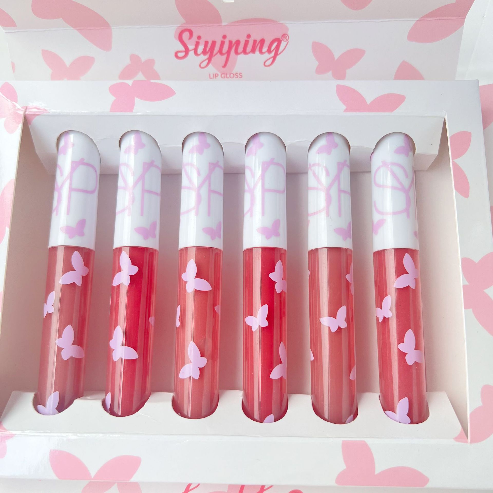 Siyiping 6pcs Bow Butterfly Lipgloss Set (various styles) - Image 5