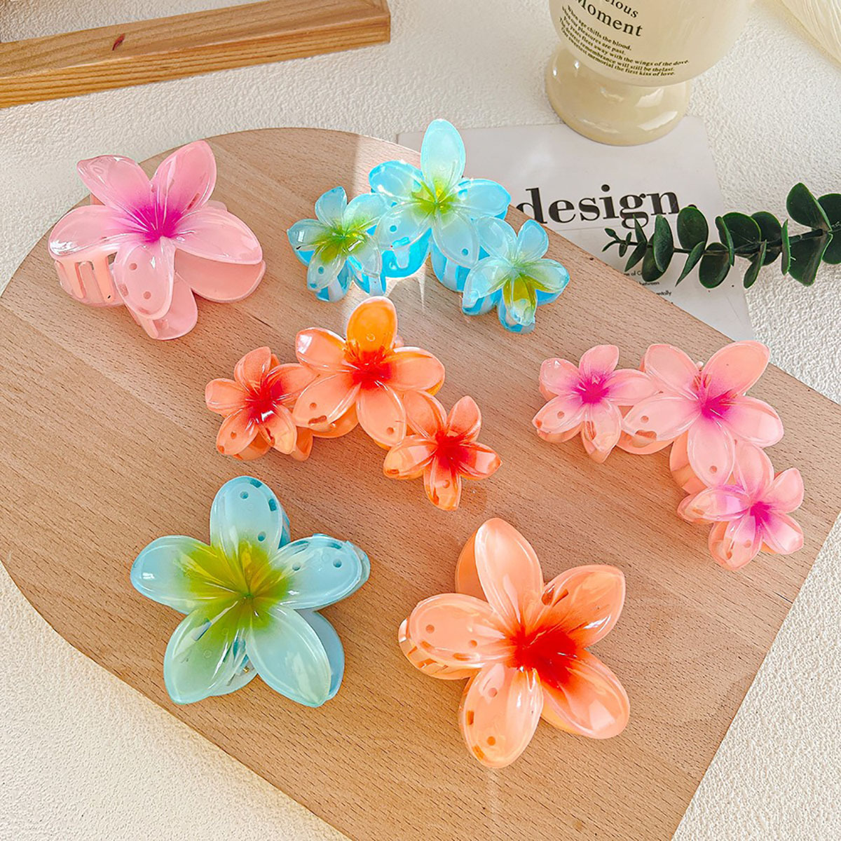 2pcs Flower Hair Clips Set 2