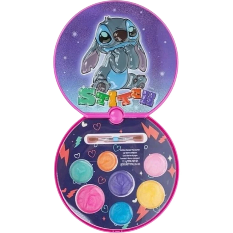 Disney Stitch Flavoured Lip Balm Set with Case and Mirror