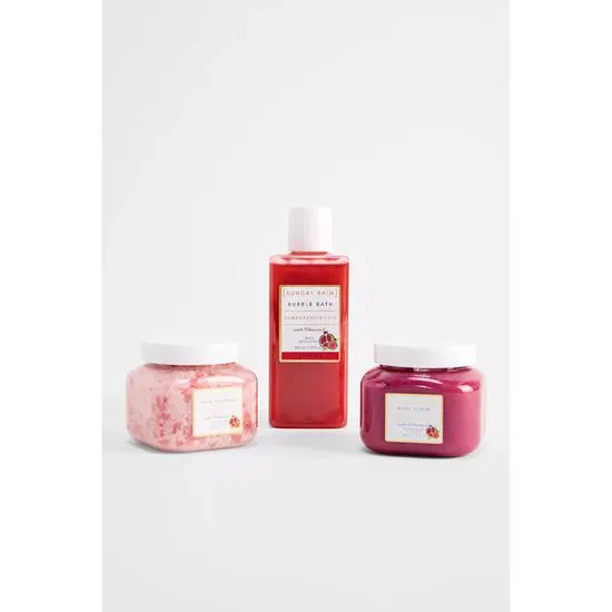 Sunday Rain Pomegranate & Fig Body Care Trio Set 1