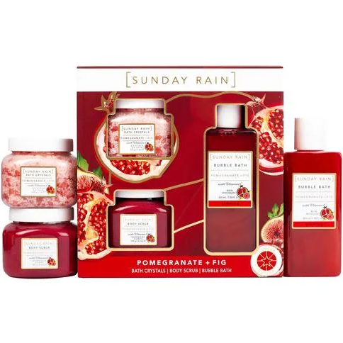 Sunday Rain Pomegranate & Fig Body Care Trio Set