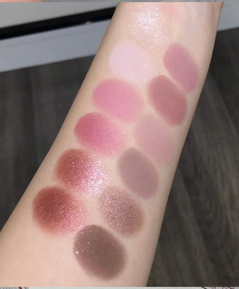 Kapeine 12 Colours Natural Fruit Pinky Colour Eyeshadow Palette 10 2