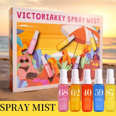 Victoria Key Beach Edition Aroma 5pcs Perfume Spray Mist Gift Set for Hair and Body 5 x 40ml