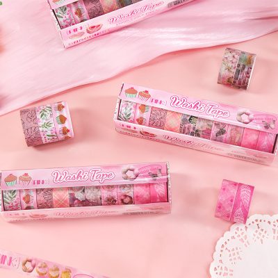 Premium 10 Rolls Super Cute Washi Tape Set (various designs)