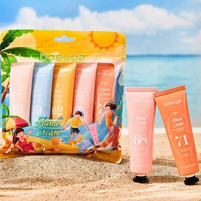Bosuya 5pcs Beach Edition Fragranced Hand Cream Set 30g x 5