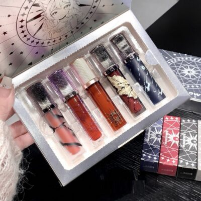 Kakashow 5pcs Ardent Desire Liquid Lipstick Set
