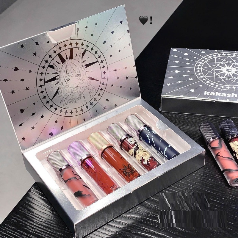 Kakashow 5pcs Ardent Desire Liquid Lipstick Set - Image 6